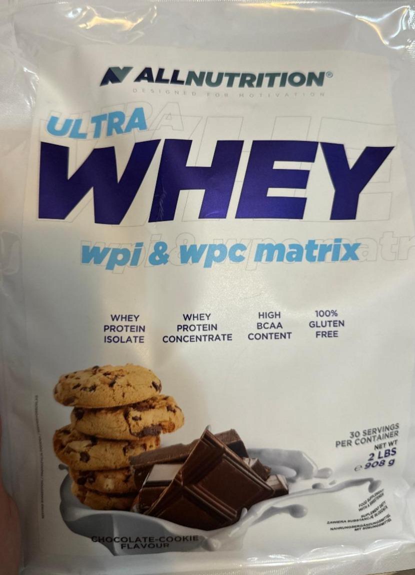 Фото - Ultra Whey chocolate cookies wpi&wpc matrix Allnutrition