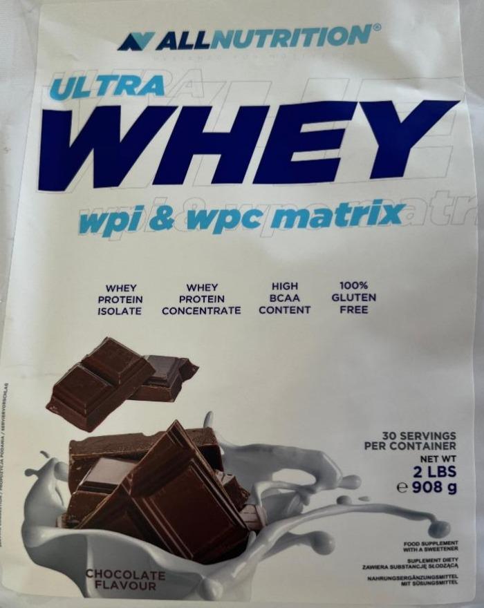 Фото - Ultra Whey chocolate cookies wpi&wpc matrix Allnutrition