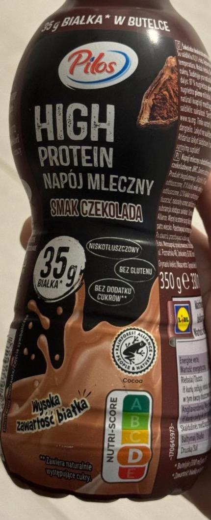 Фото - High protein napój mleczny o smaku czekolada Pilos