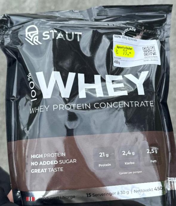 Фото - Протеїн 100% Whey Protein Concentrate Staut