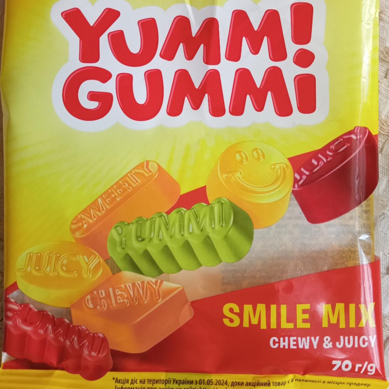 Фото - Цукерки желейні Smile Mix Yummi Gummi Roshen Рошен