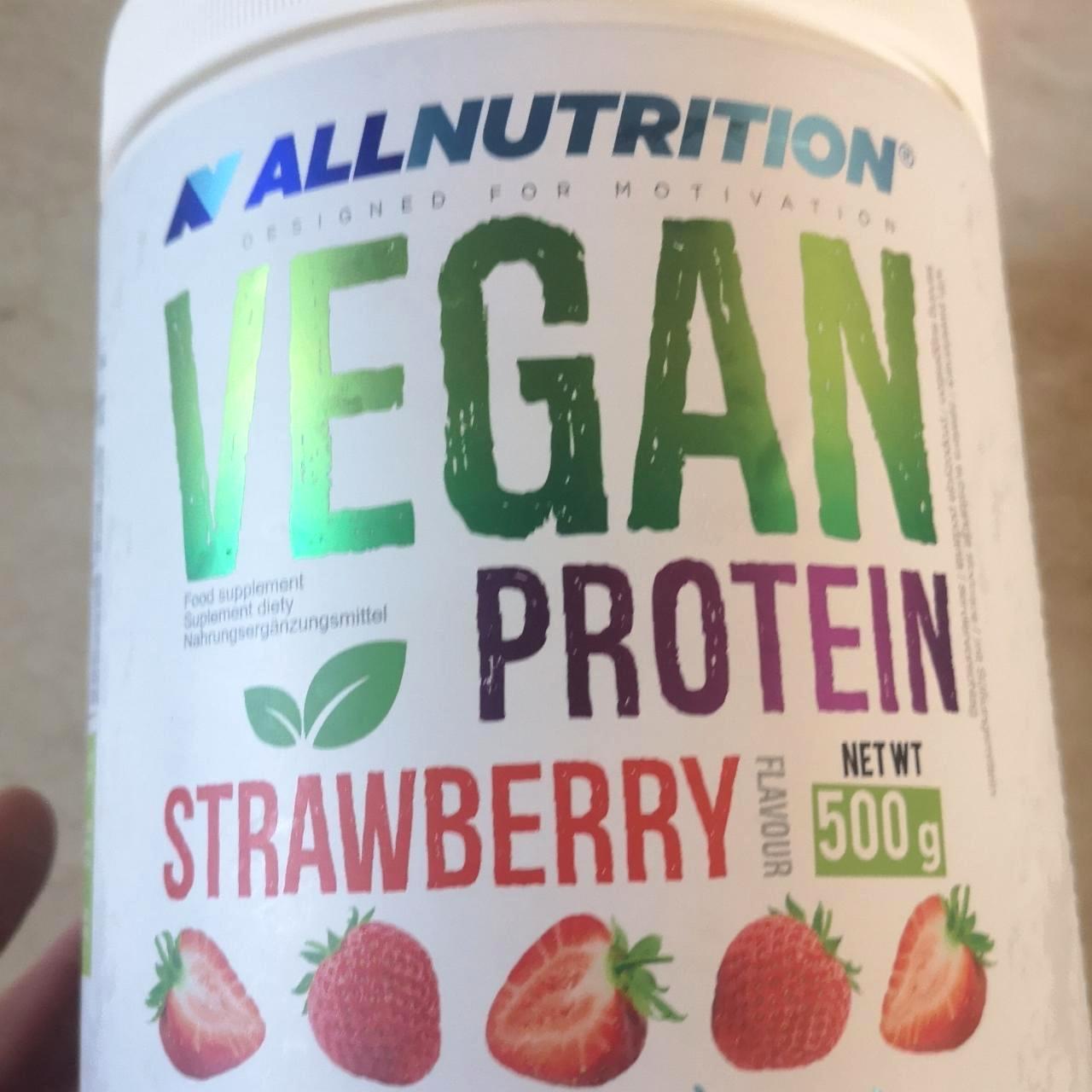 Фото - Vegan Protein Strawberry AllNutrition