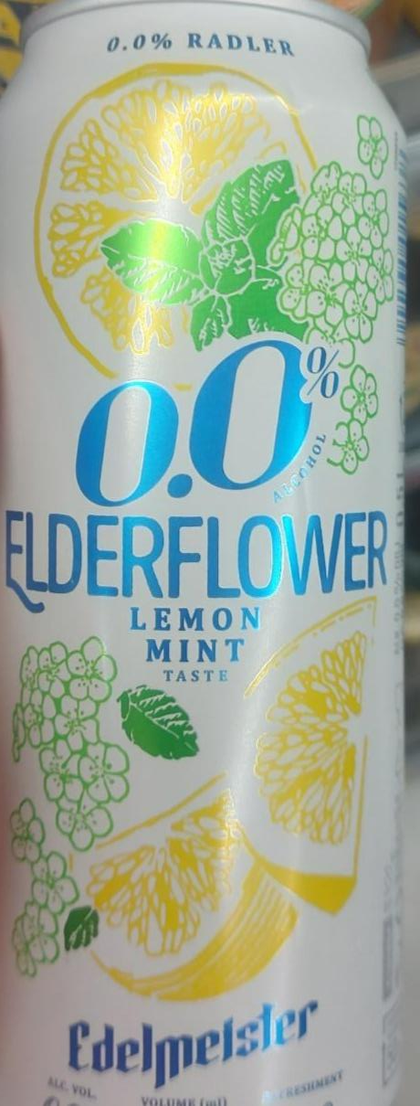 Фото - Elderflower lemon mint taste 0.0% Edelmeister