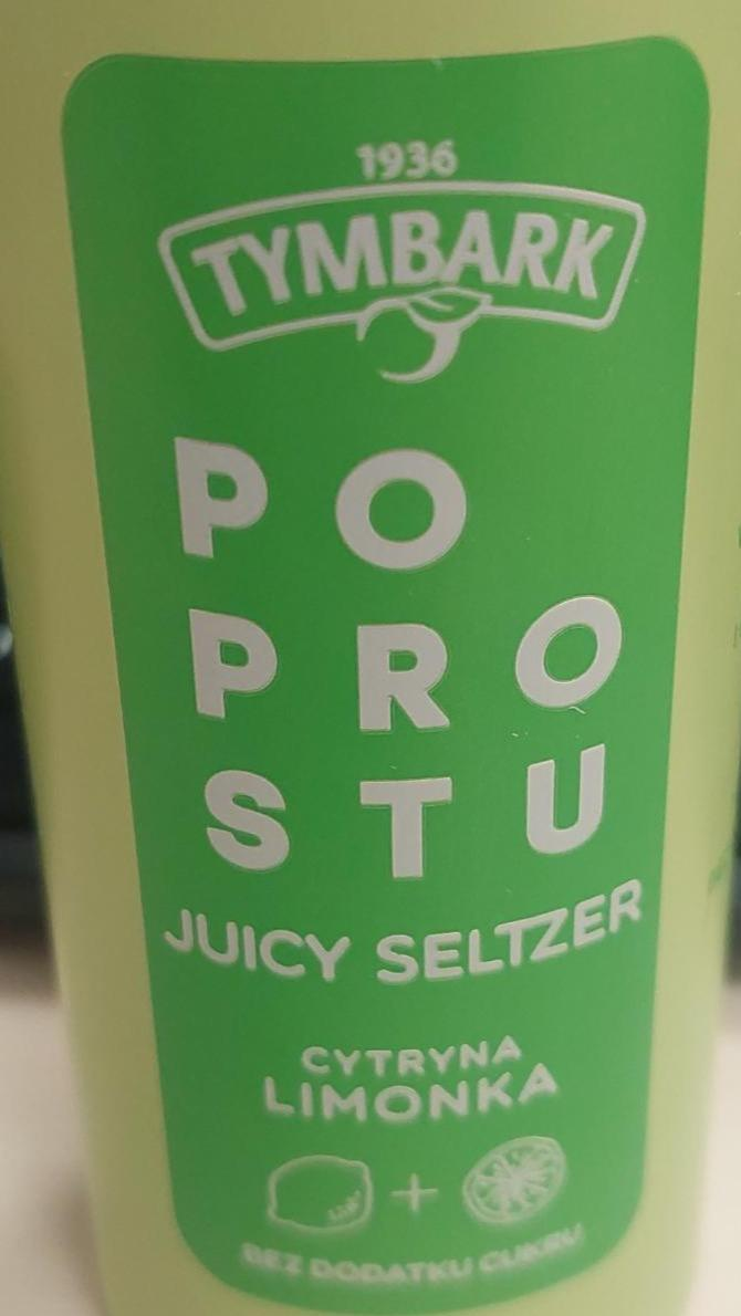 Фото - Po Prostu juicy seltzer cytryna limonka Tymbark