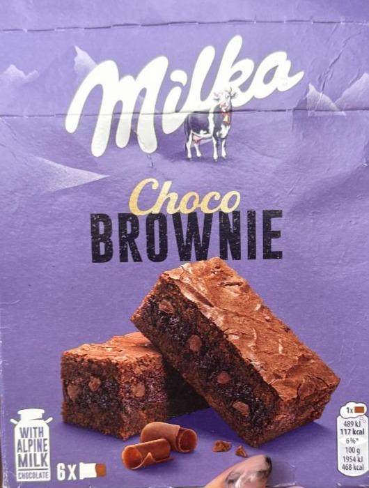 Фото - Шоколадний брауні Choco Brownie Мілка Milka