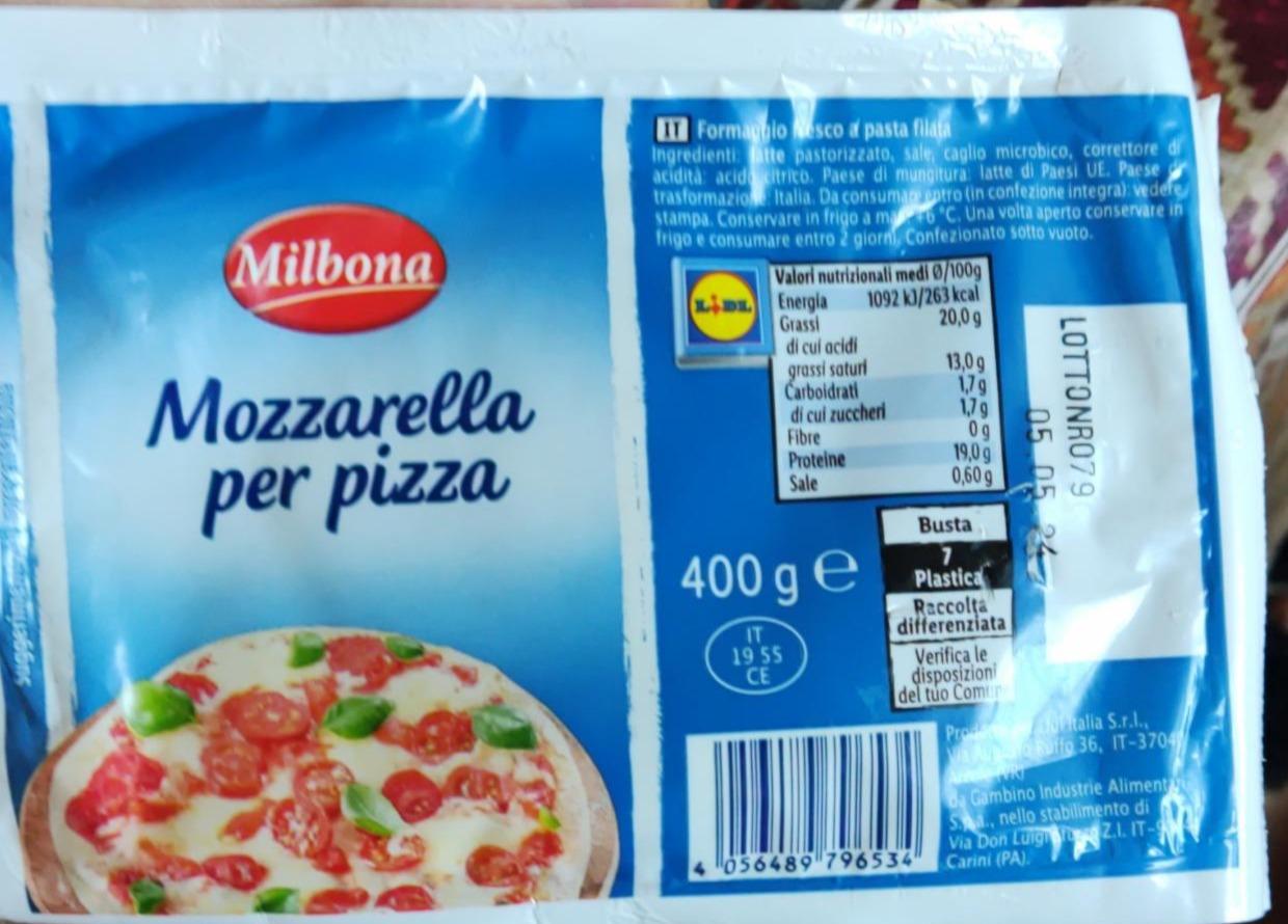 Фото - Mozzarella per pizza Milbona