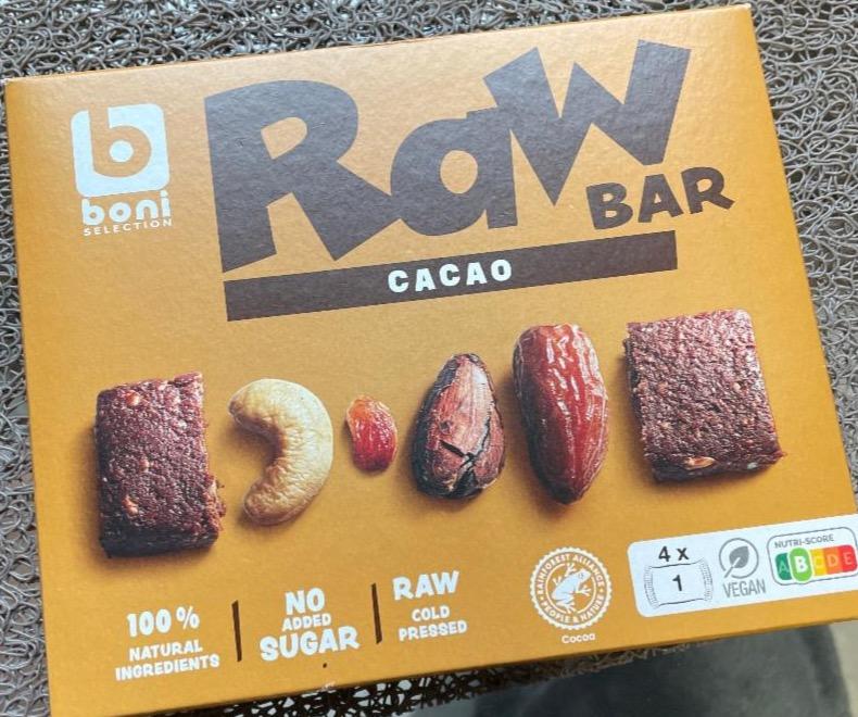 Фото - Raw bar cacao Boni