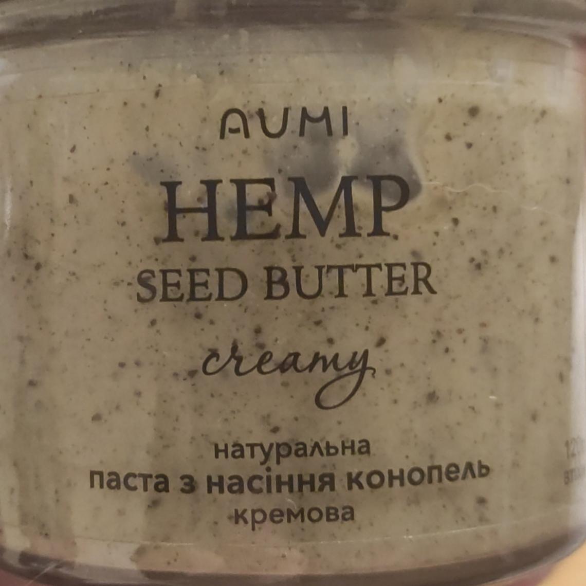 Фото - Паста з насіння конопель кремова Hemp Aumi