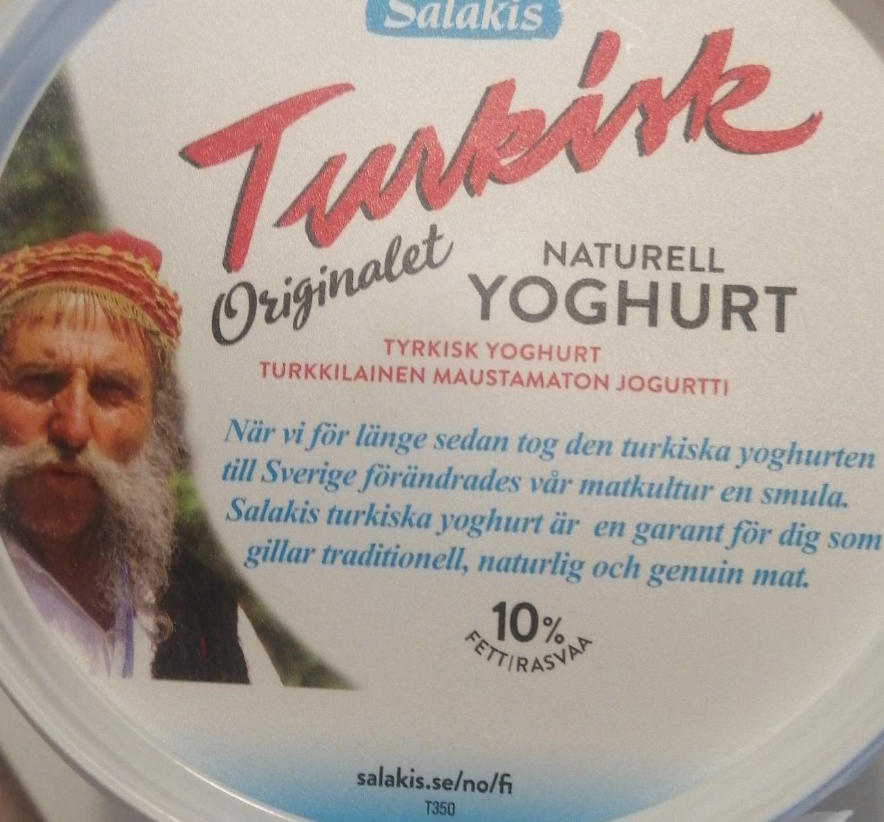 Фото - Turkisk naturell yoghurt Salakis