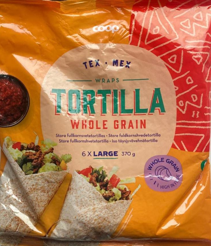 Фото - Tex mex wraps tortilla whole grain Coop