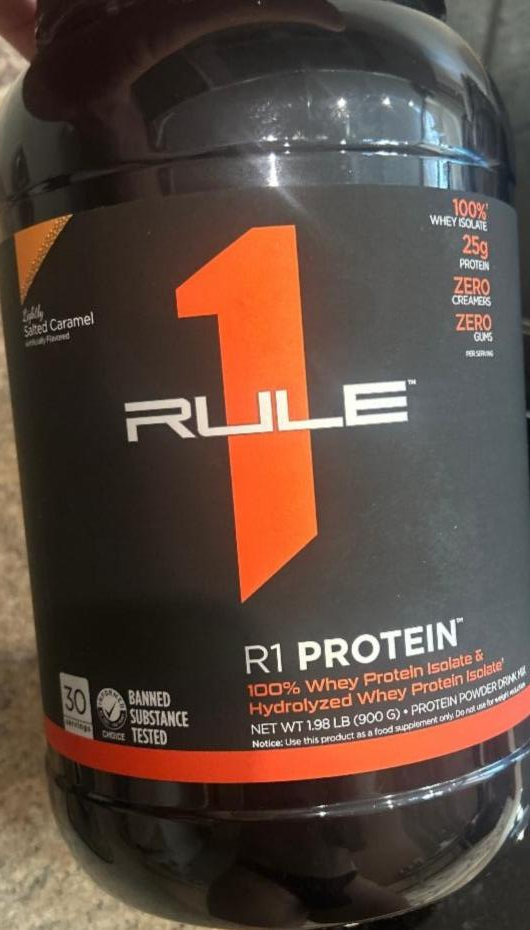 Фото - R1 Protein Lightly Salted Caramel Rule One