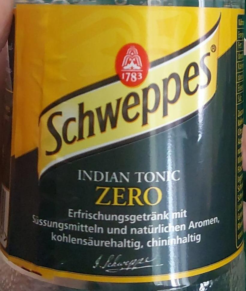 Фото - Швепс Indian Tonic Water без цукру Zero Schweppes