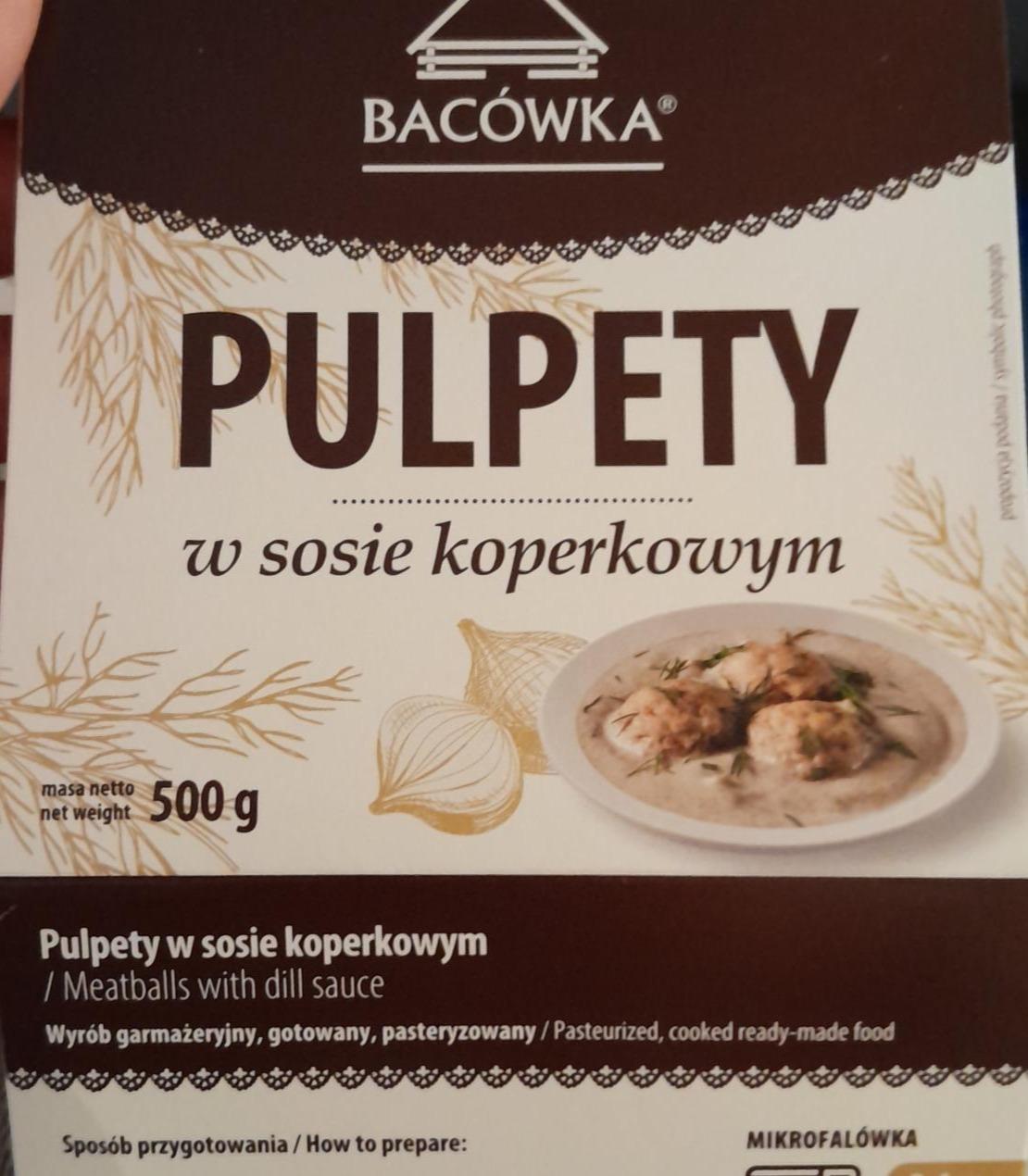 Фото - Pulpety w sosie koperkowym Bacówka