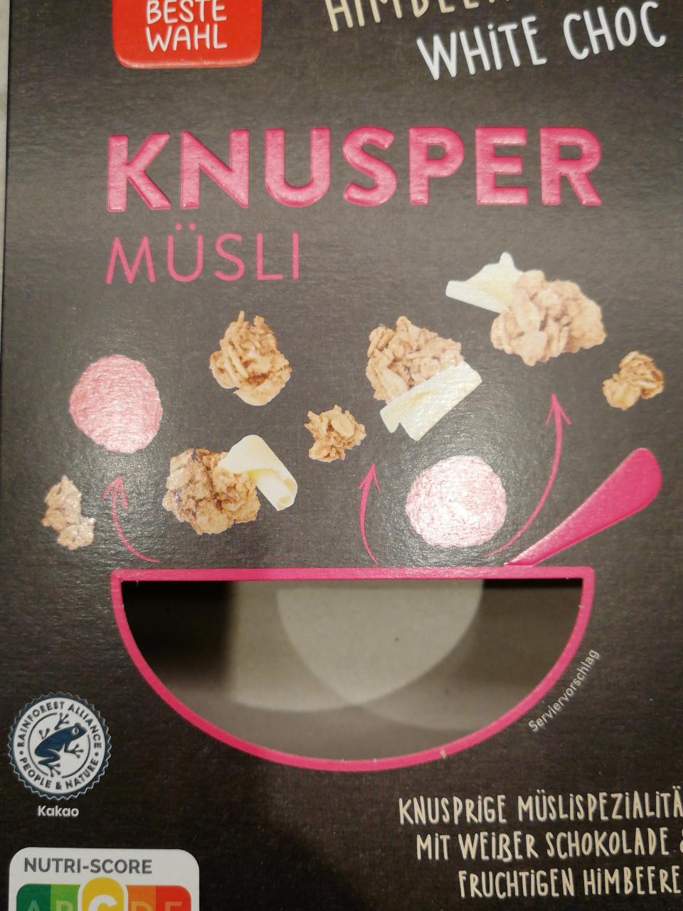 Фото - Knusper müsli himbeer Rewe