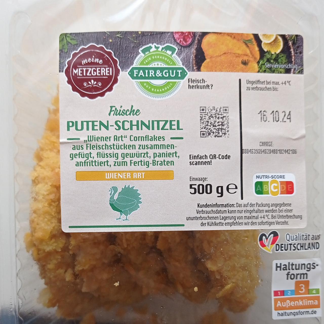 Фото - Puten-Schnitzel Wiener Art Cornflakes Fair & Gut