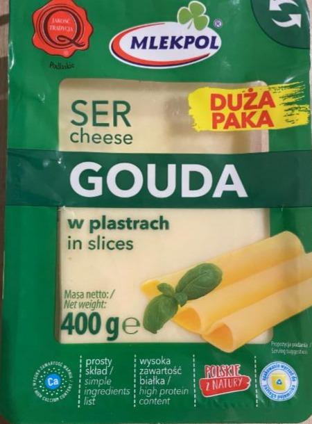 Фото - Ser w plastrach Gouda Mlekpol