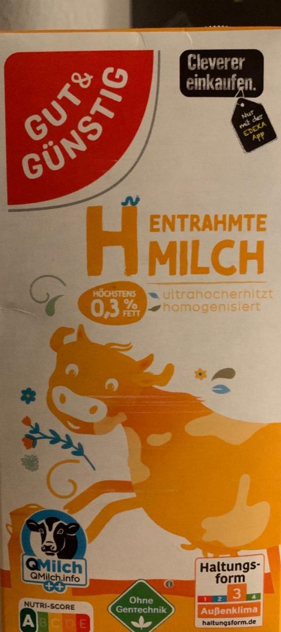 Фото - Entrahmte H-Milch Entrahmte Gut&Günstig