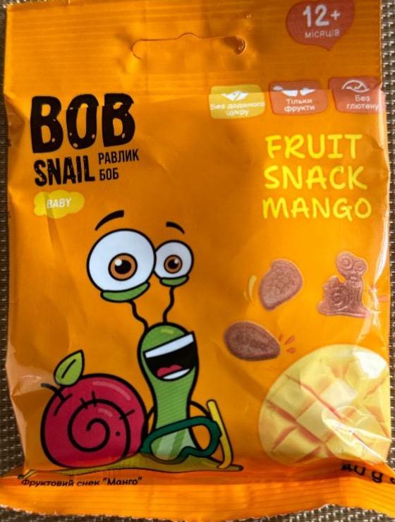 Фото - Fruit snack mango Bob snail