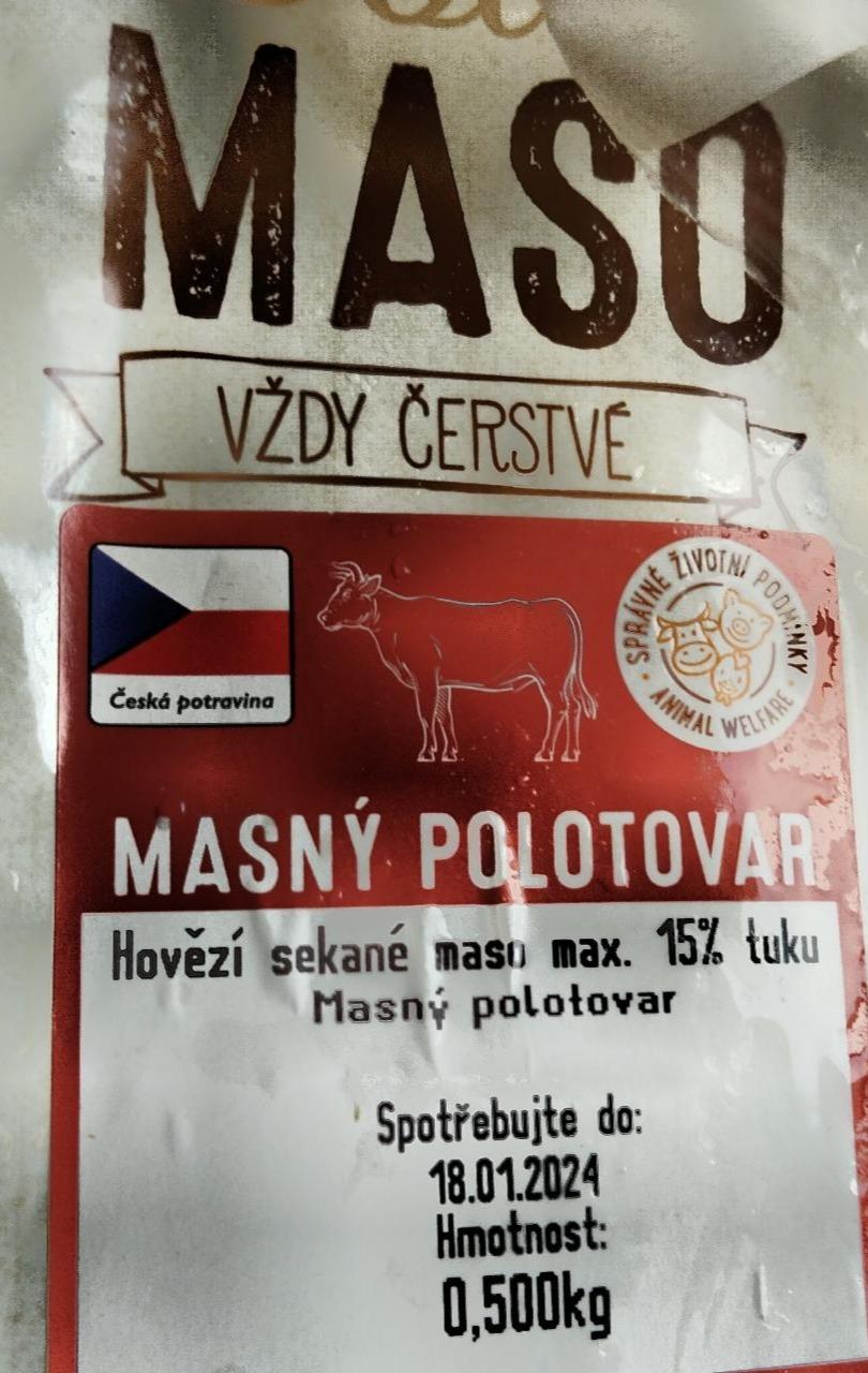 Фото - Hovezi sekane maso max 15% tuku Lidl