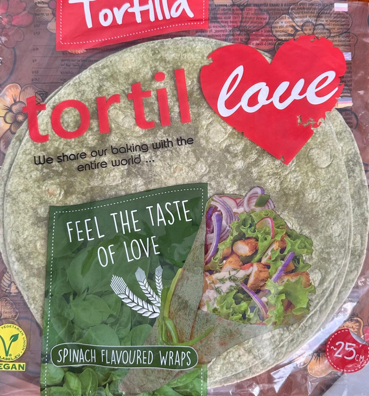 Фото - Тортильї з пшеничного борошна зі смаком шпинату Tortillove