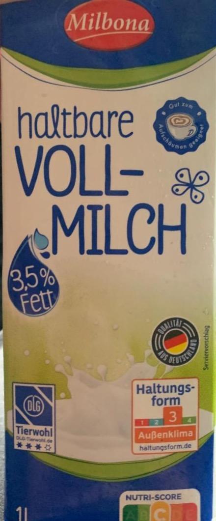 Фото - Haltbare Vollmilch Milbona