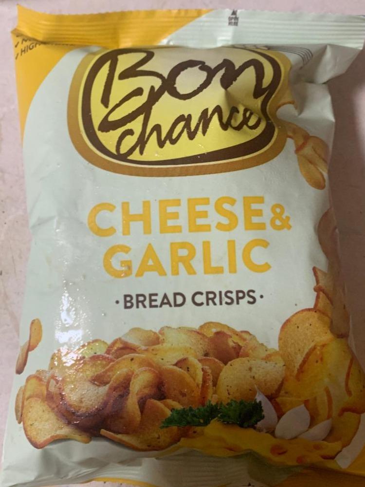 Фото - Cheese&Garlic bread chips Bon Chance