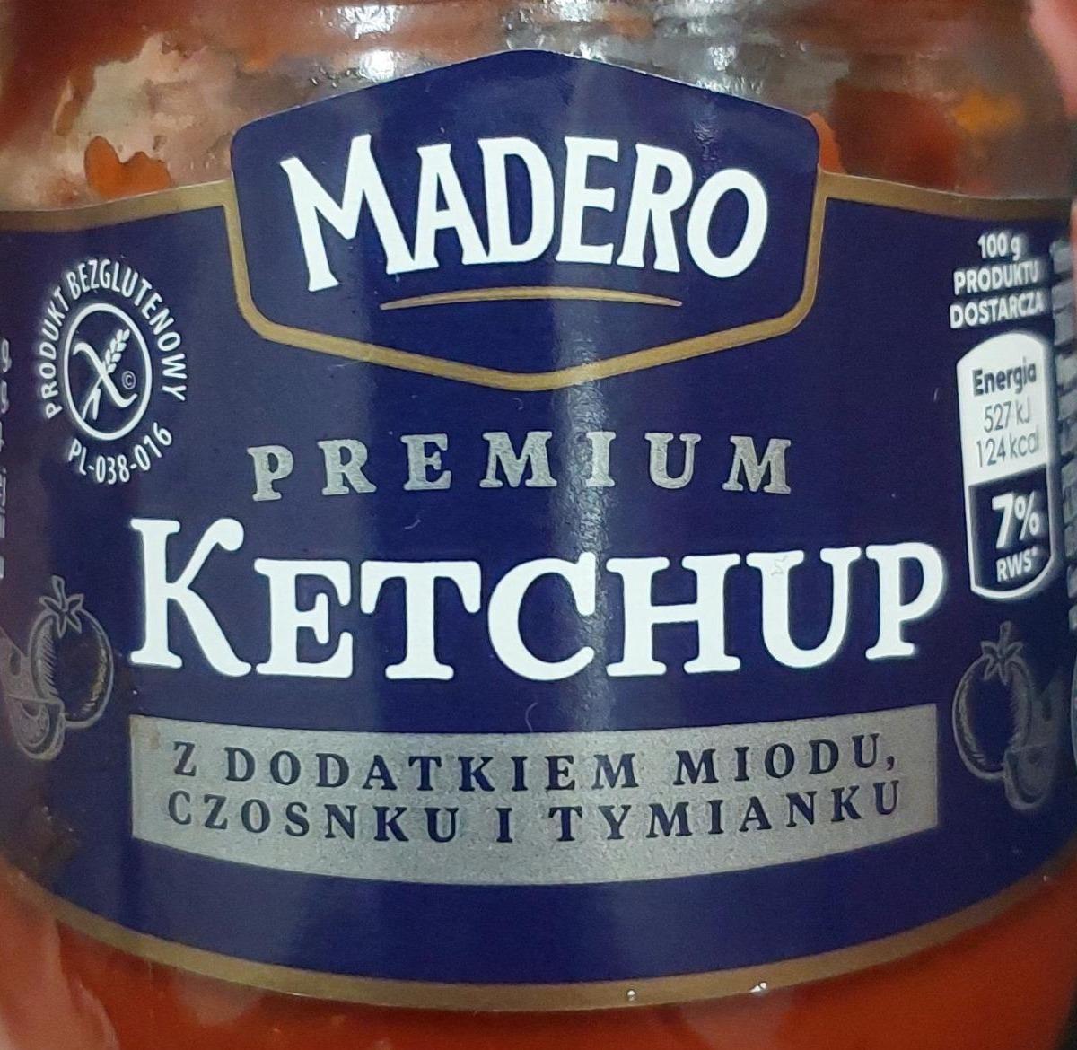 Фото - Premium Ketchup z dodatkiem miodu i tymianku Madero