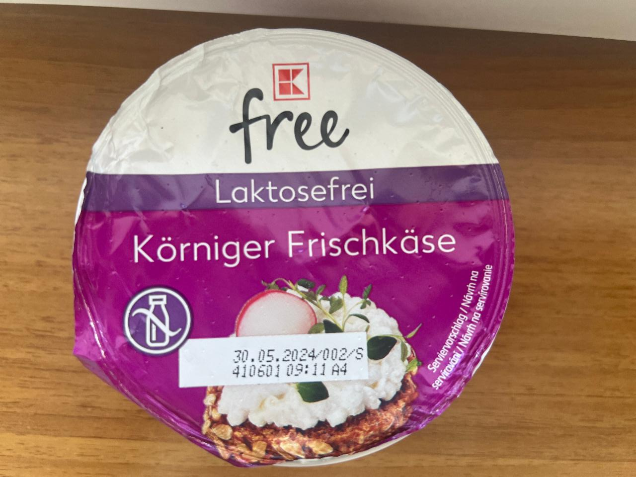 Фото - Körniger Frischkäse Laktosefrei K-free