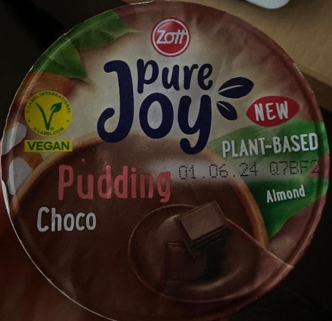 Фото - Pudding choco almond plant-based Zott