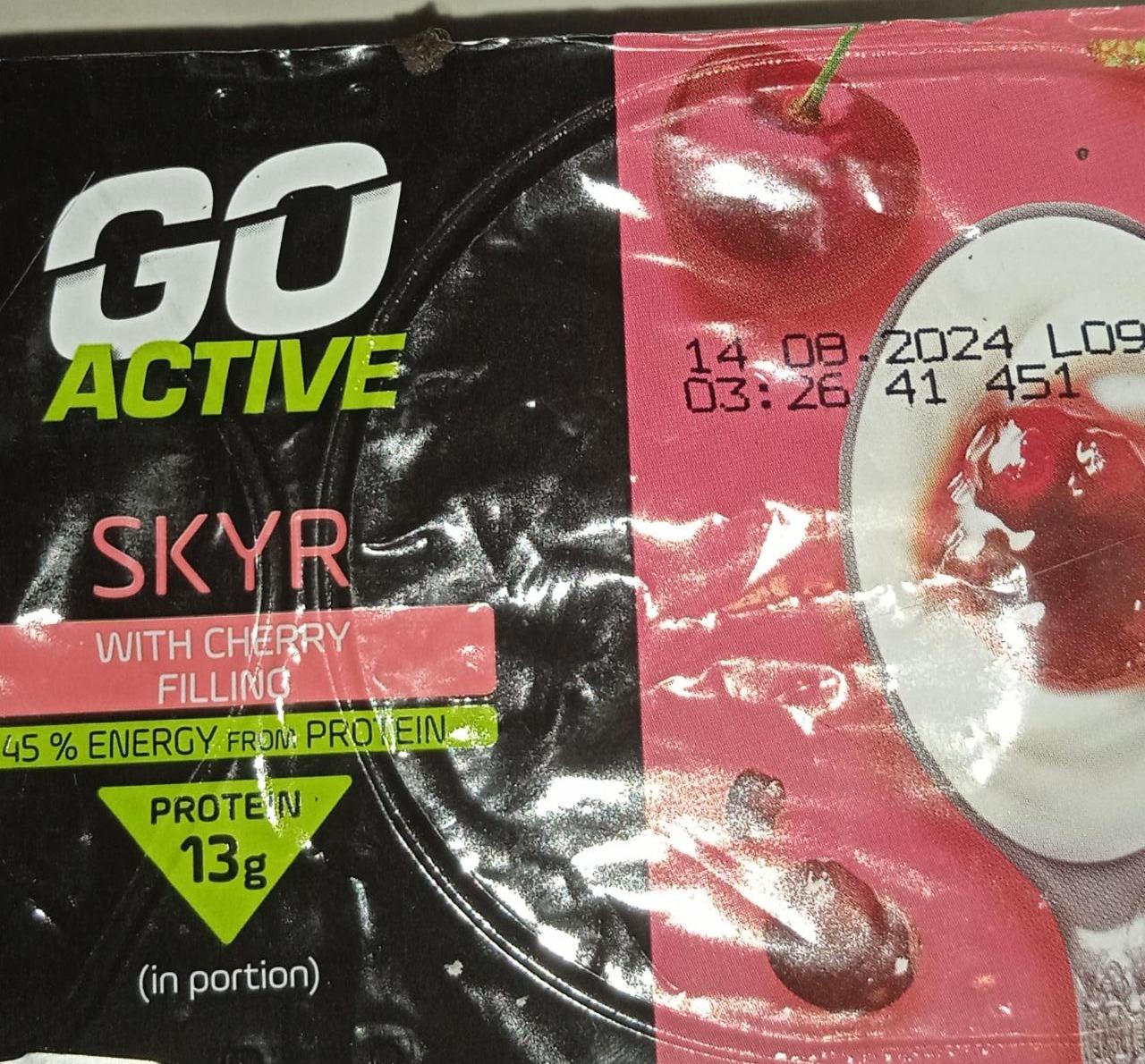 Фото - Skyr cherry filling Go Active