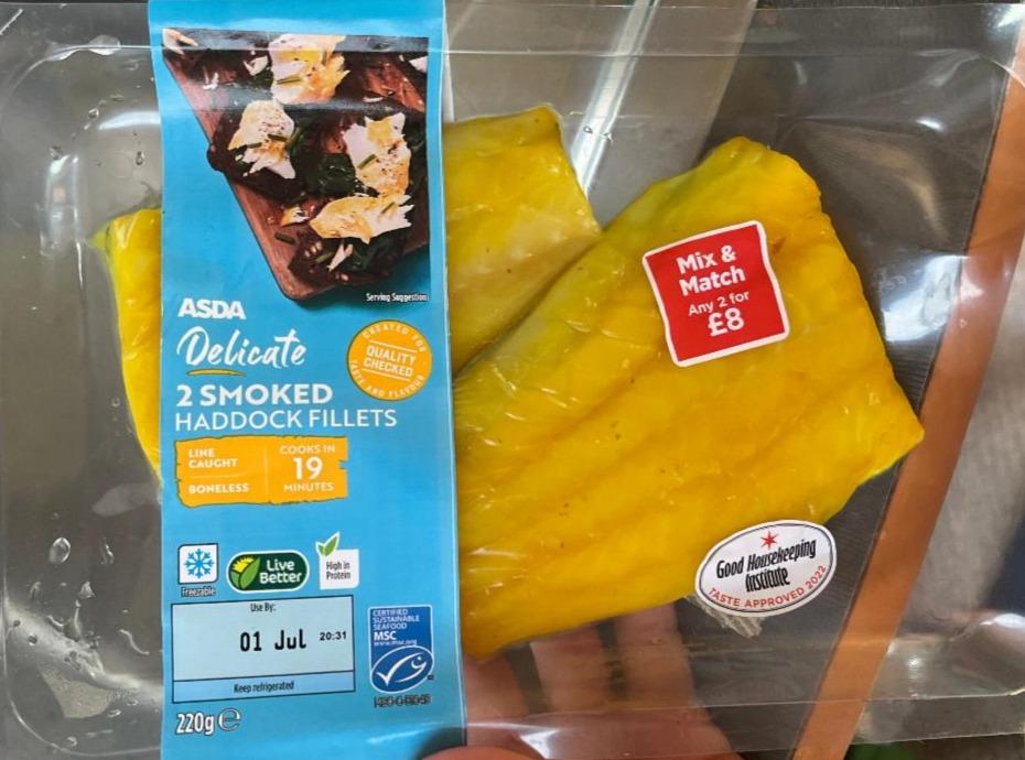 Фото - Smoked haddock fillets Asda