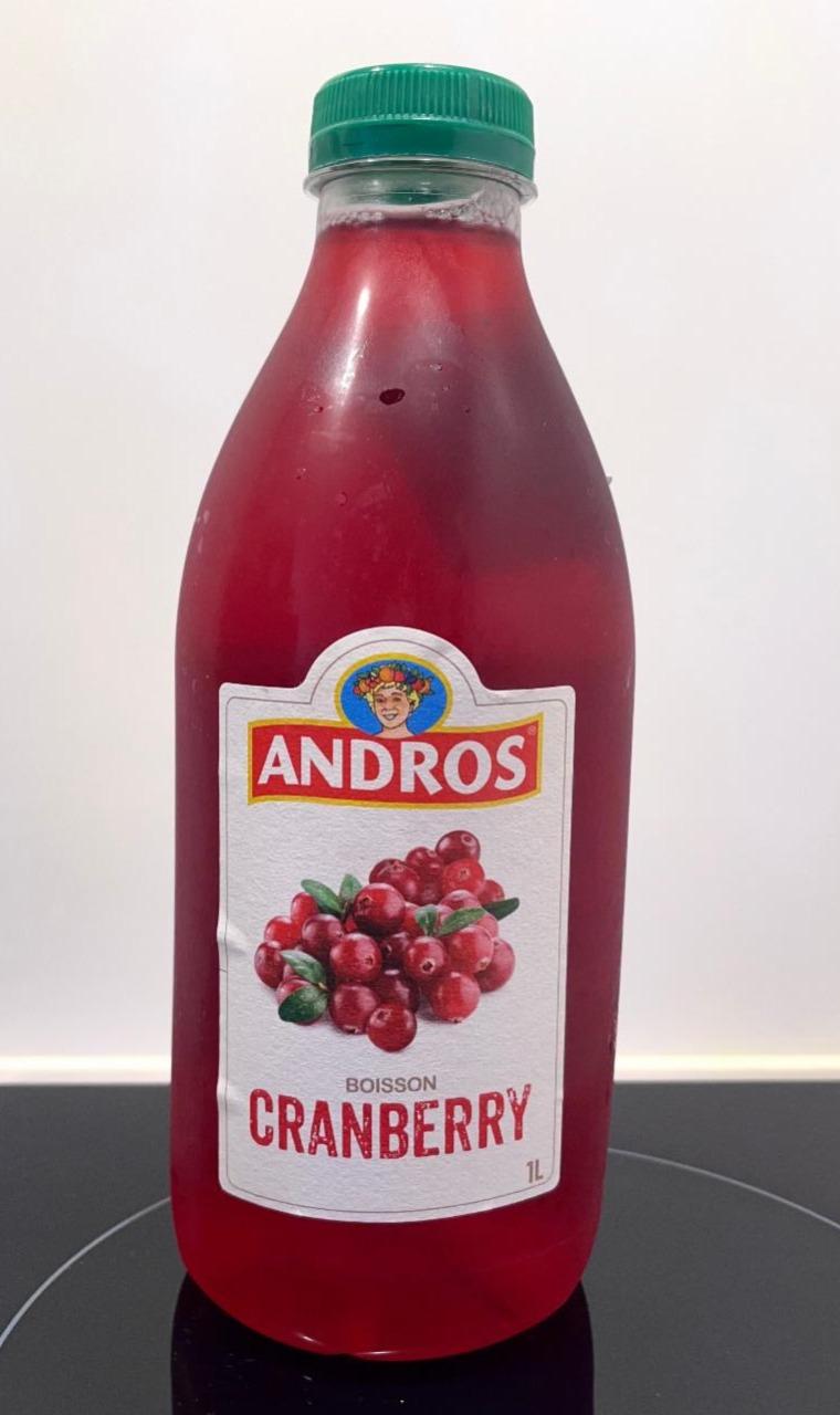 Фото - Сік з журавлини Cranberry Andros