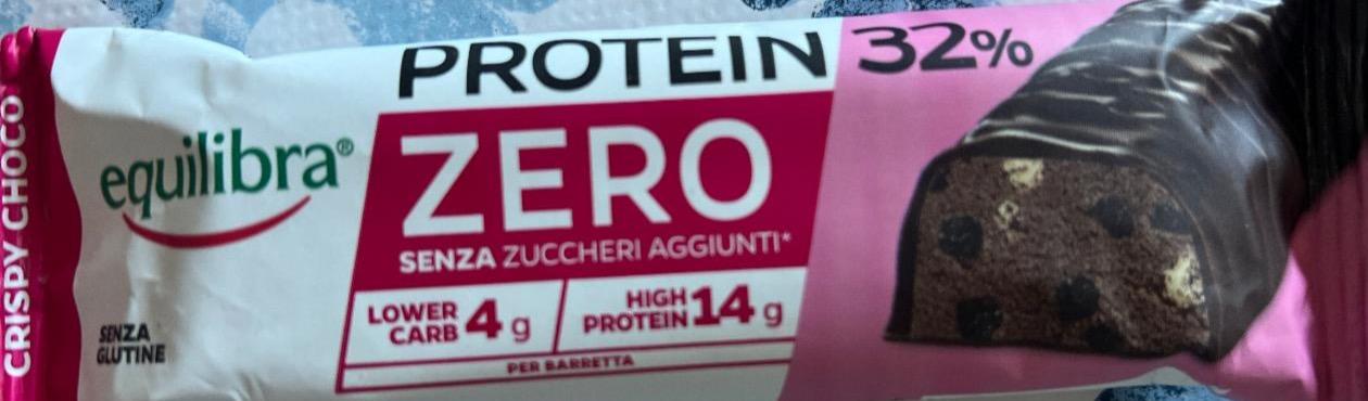 Фото - Protein zero 32% bar choco Equilibra