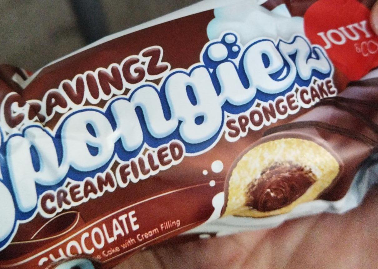 Фото - Spongiez cream filled spngecake chocolate Cravingz