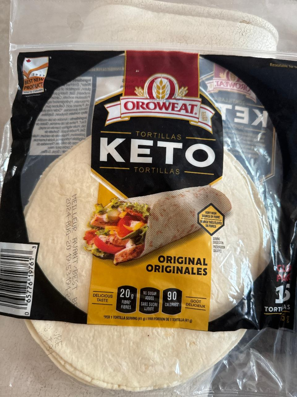 Фото - Тортилья Keto Tortillas Oroweat