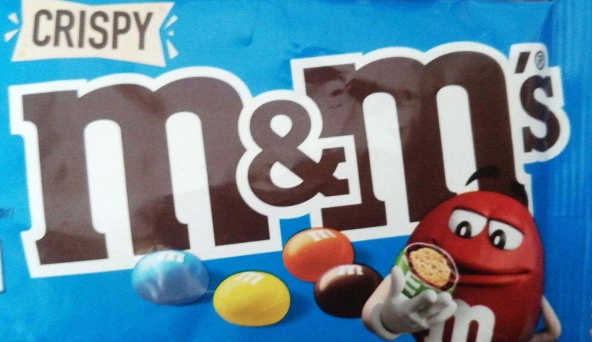 Фото - Драже M&M's Crispy з рисовими кульками у молочному шоколаді вкрите цукровою різнокольоровою глазур'ю M&M's