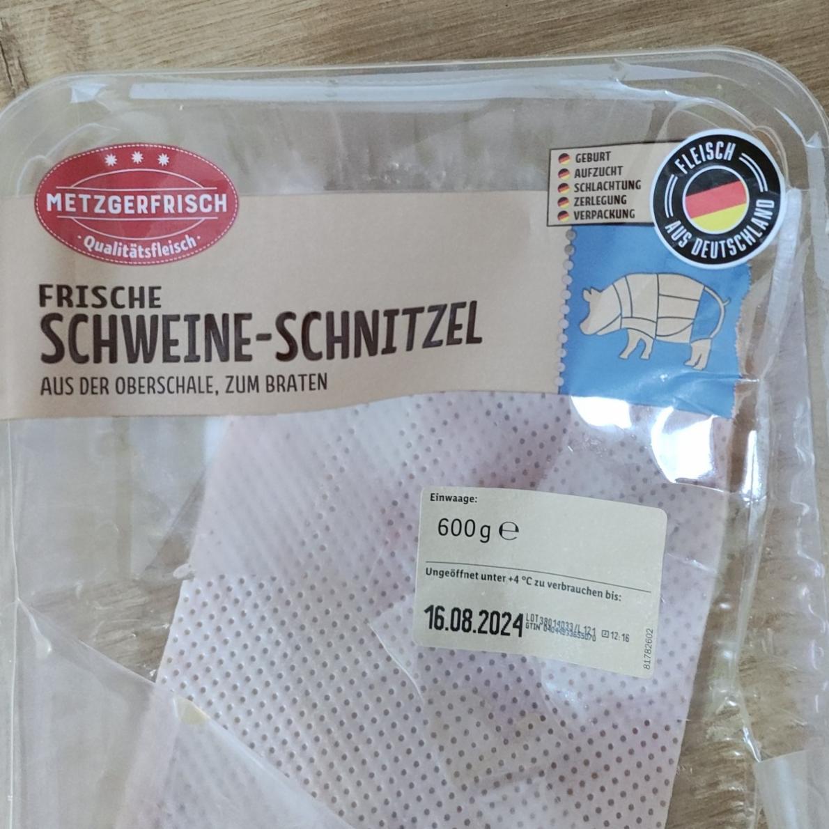 Фото - Frische Schweine-Schnitzel aus der Oberschale Metzgerfrisch