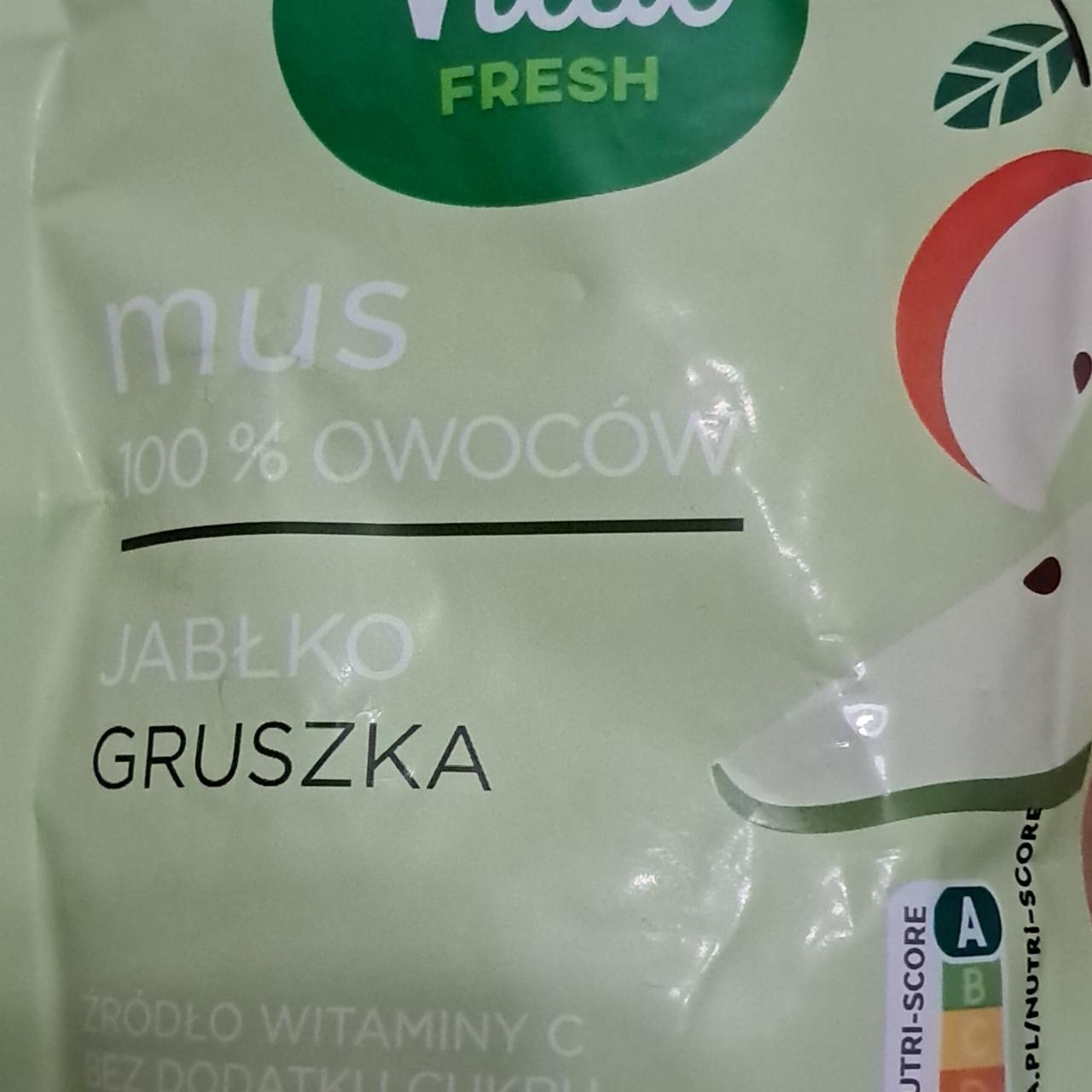 Фото - Mus owocow jabłko gruszka Vital Fresh