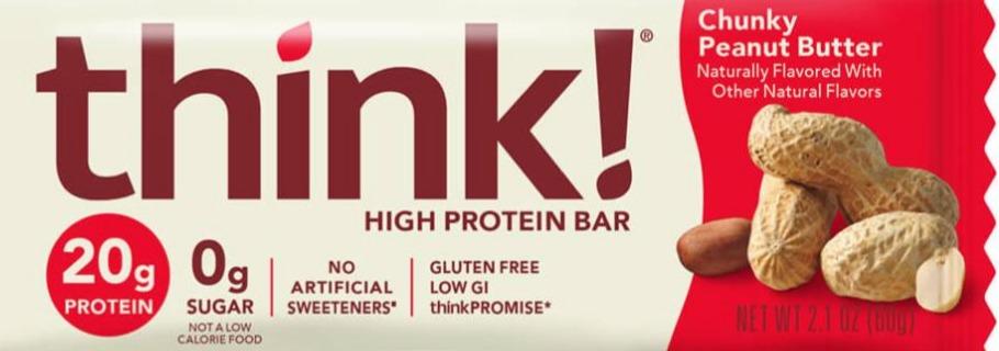 Фото - Think peanut butter protein bar Thinkthin