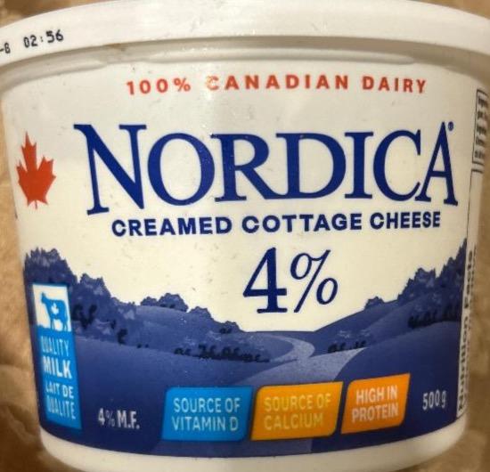 Фото - Nordica creamed cottage cheese 4% Gay lea