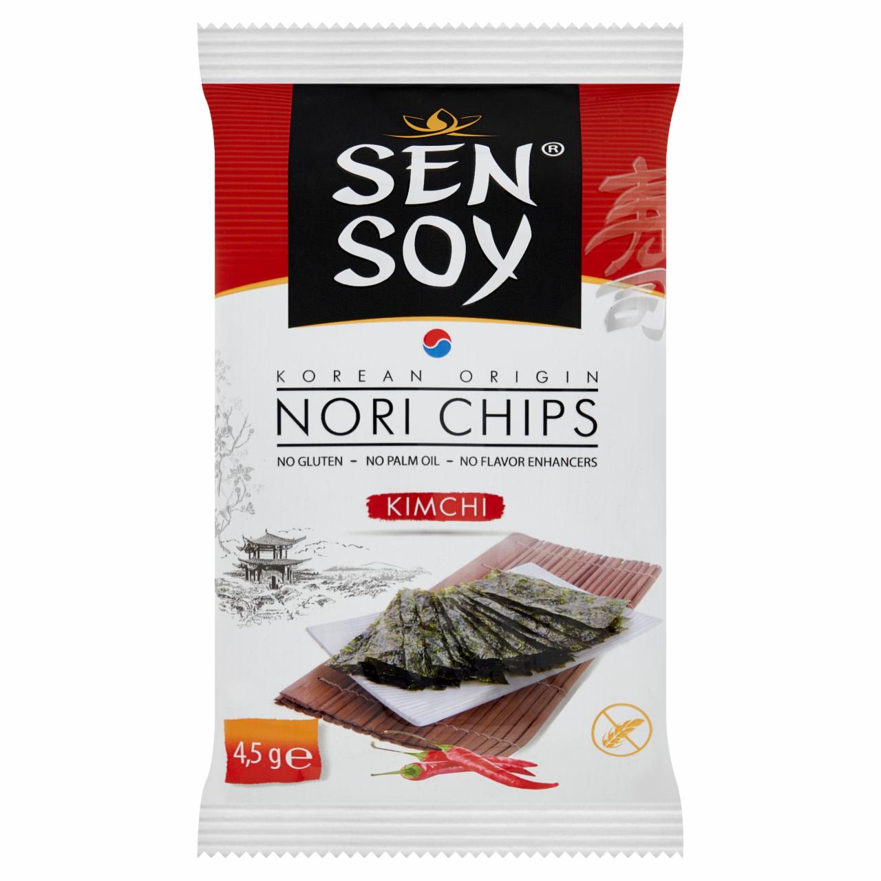 Фото - Chipsy Nori Chips Kimchi Sen Soy