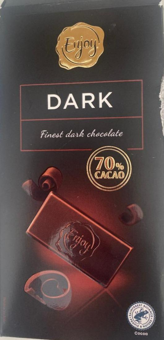 Фото - Шоколад чорний 70% Dark Finest Chocolate Enjoy