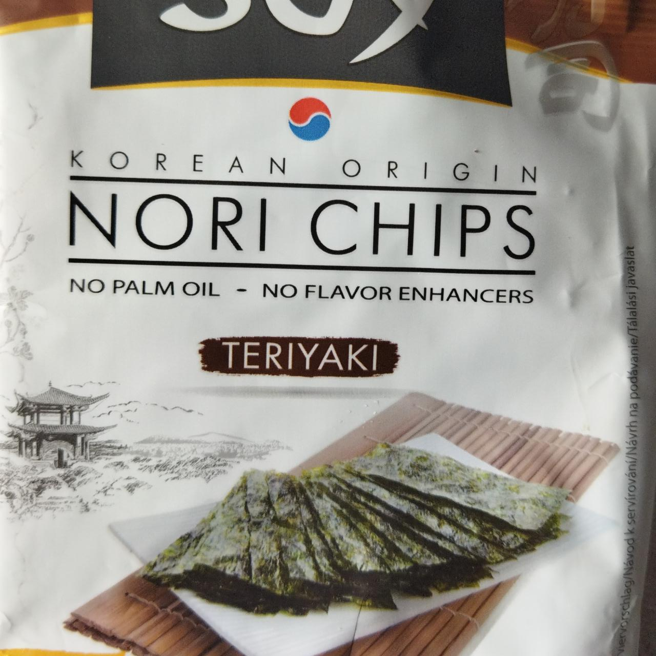 Фото - Чіпси норі зі смаком теріякі Nori Chips Sen Soy