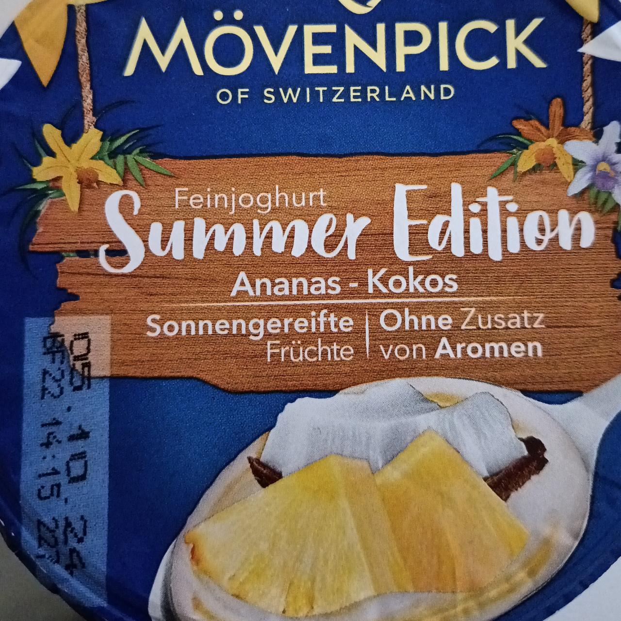 Фото - Feinjoghurt Summer Edition Ananas-Kokos Mövenpick