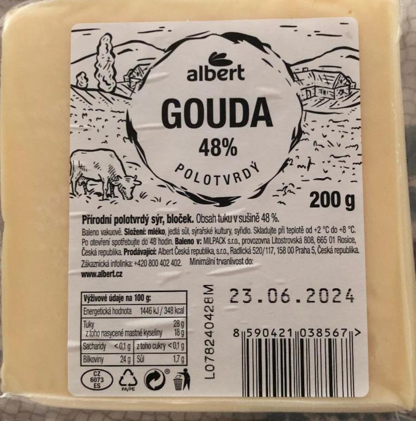 Фото - Сир 48% Gouda Albert