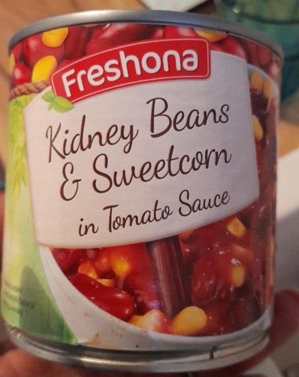 Фото - Kidney beans & sweetcorn in tomato sauce Freshona