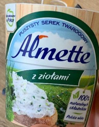 Фото - Сир 57% вершковий з травами Almette