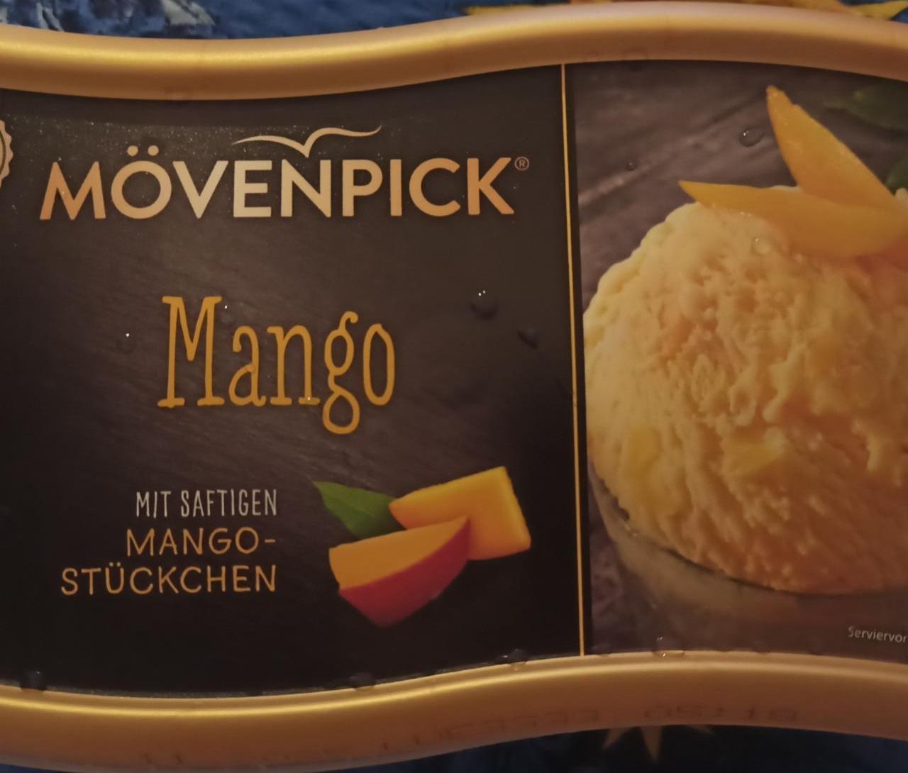 Фото - Ice cream Mango stückchen Mővenpick