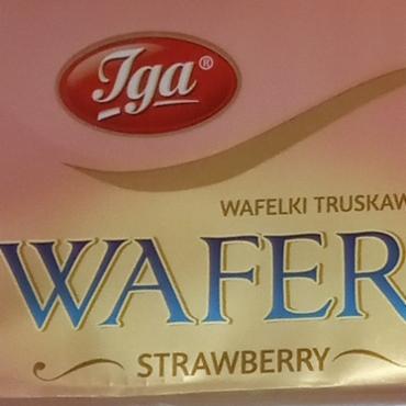 Фото - Wafers strawberry Iga