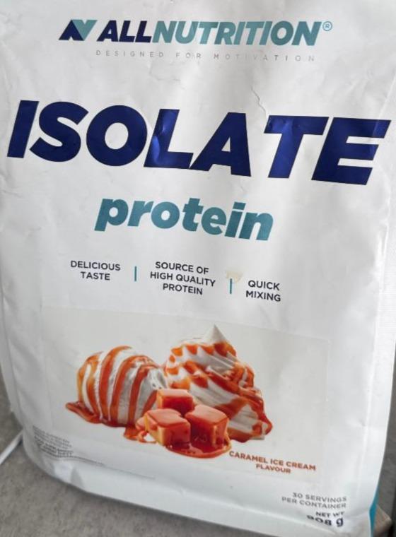 Фото - Isolate Protein Caramel Ice Cream flavour Allnutrition